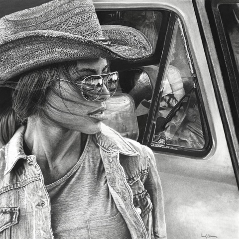 Woman with sunglasses and jacket