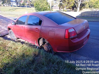 Impounded Vehicle - Mitsubishi 1