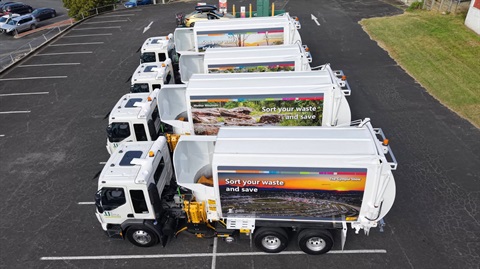 recycling trucks