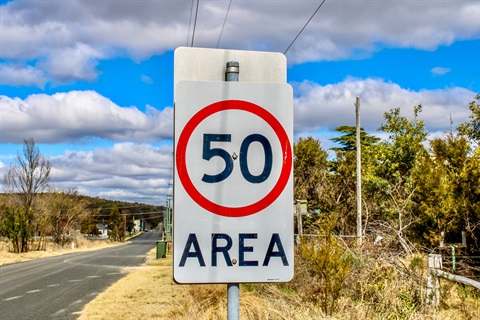 Speed Limit Signage