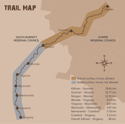 Kilkivan to kingaroy rail trail